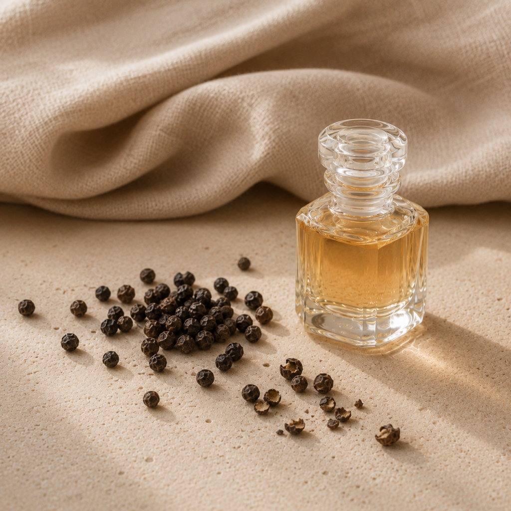 Zwarte peper in parfum
