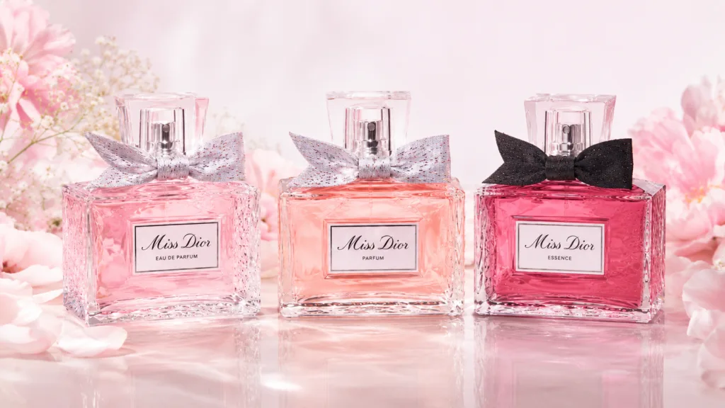 Wat zijn de verschillen tussen Miss Dior parfums?